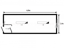 Блок-контейнер 6м жилой для строительных объектов в Каспийске