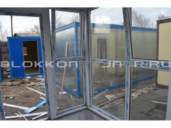 Блок-контейнер 4м, проходная, г.Ставрополь в Каспийске