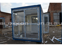 Блок-контейнер 4м, проходная, г.Ставрополь в Каспийске
