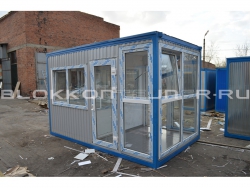 Блок-контейнер 4м, проходная, г.Ставрополь в Каспийске