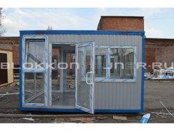 Блок-контейнер 4м, проходная, г.Ставрополь в Каспийске
