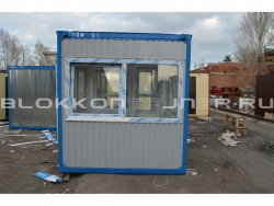 Блок-контейнер 4м, проходная, г.Ставрополь в Каспийске